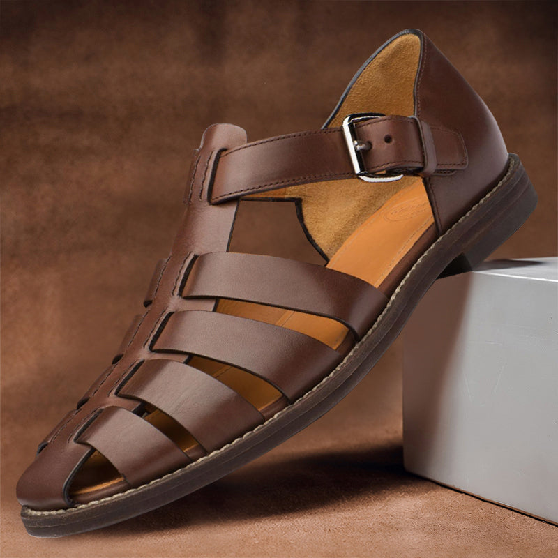 Ethan - Lederen Gladiator Sandalen
