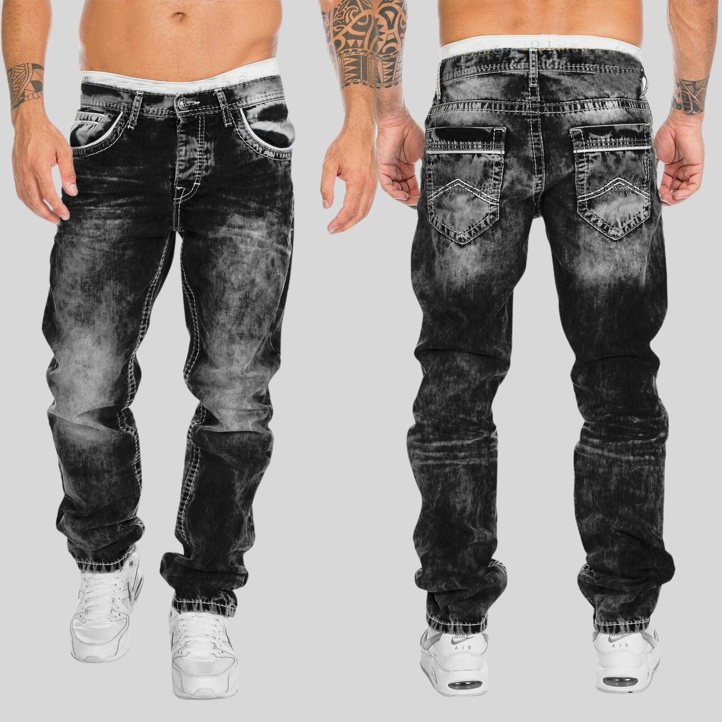 Ethan - Versleten Denim Jeans