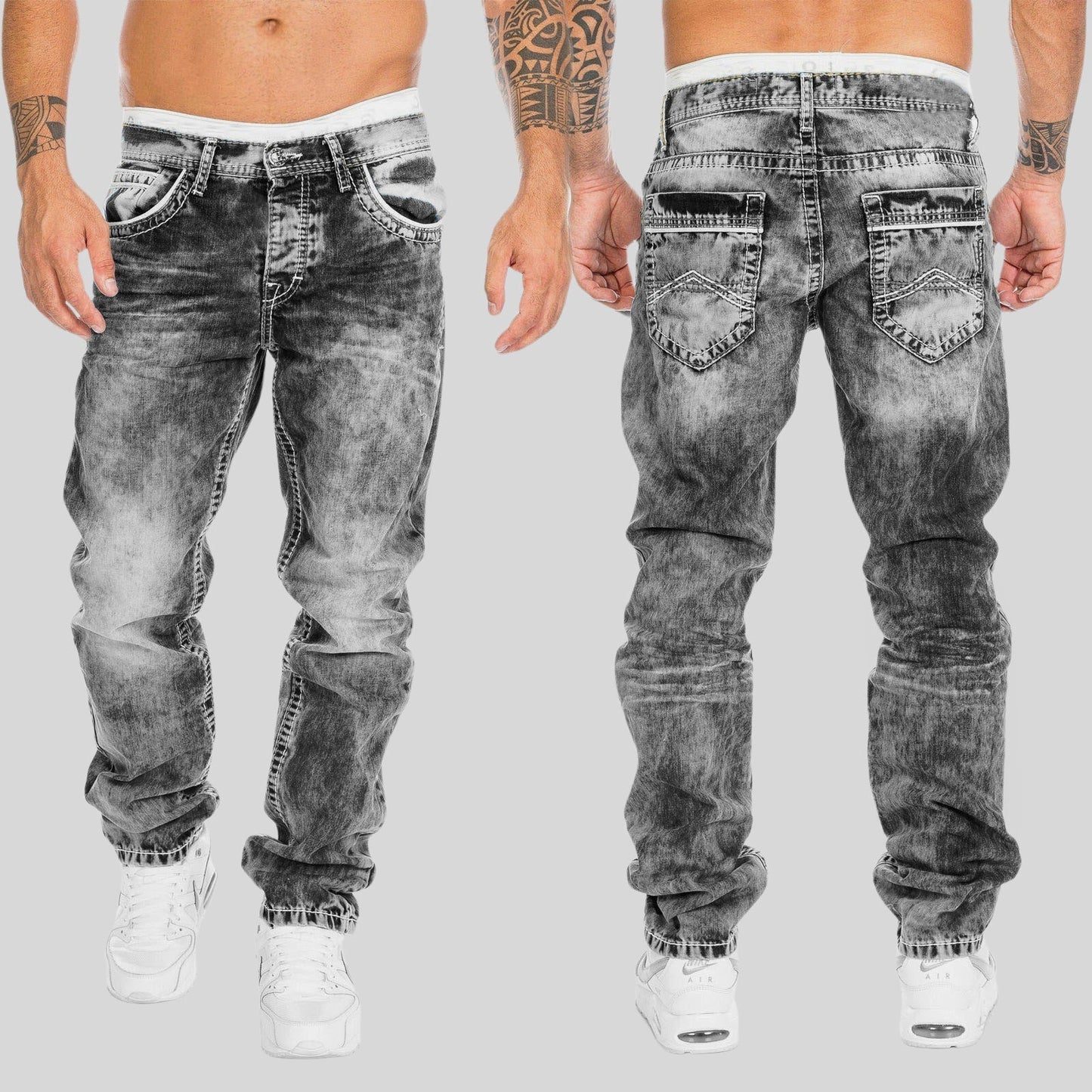Ethan - Versleten Denim Jeans