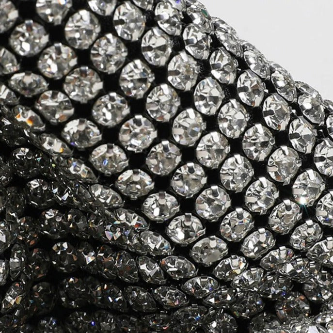 Luna – Mini Handtas met Strass Versieringen