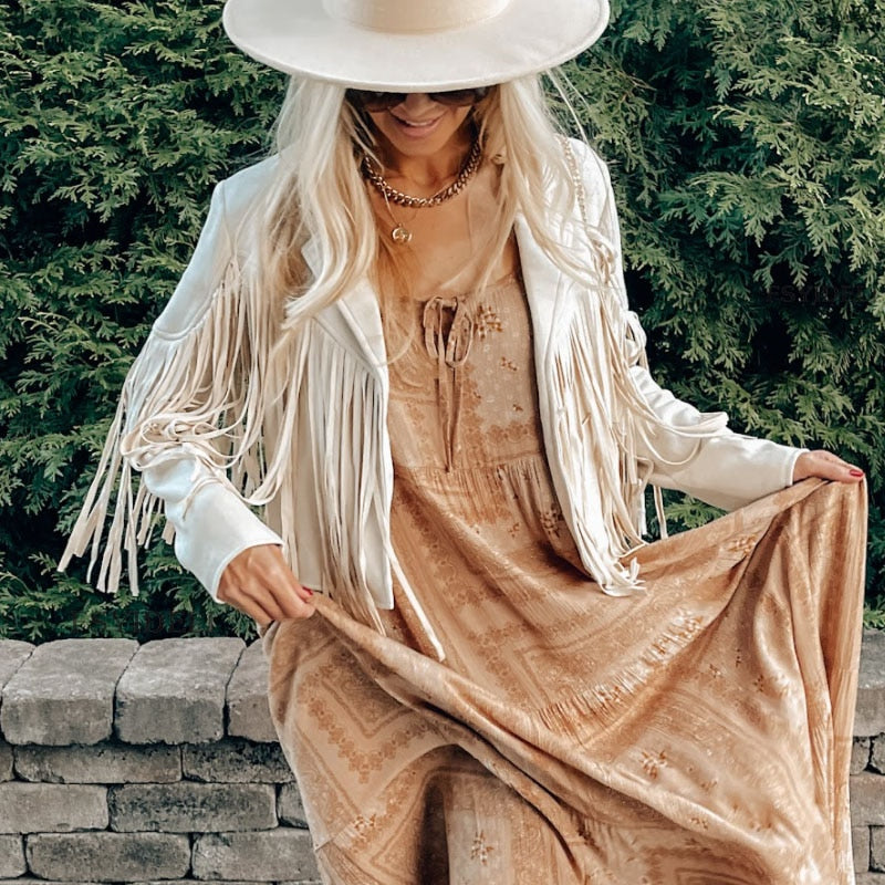 Brayer - Suède Jas met Franjes - Dames Vest met kwastjes Voor Een Trendy Outfit