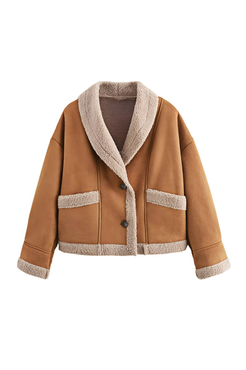 Ansa - Oversized Shearling Jack
