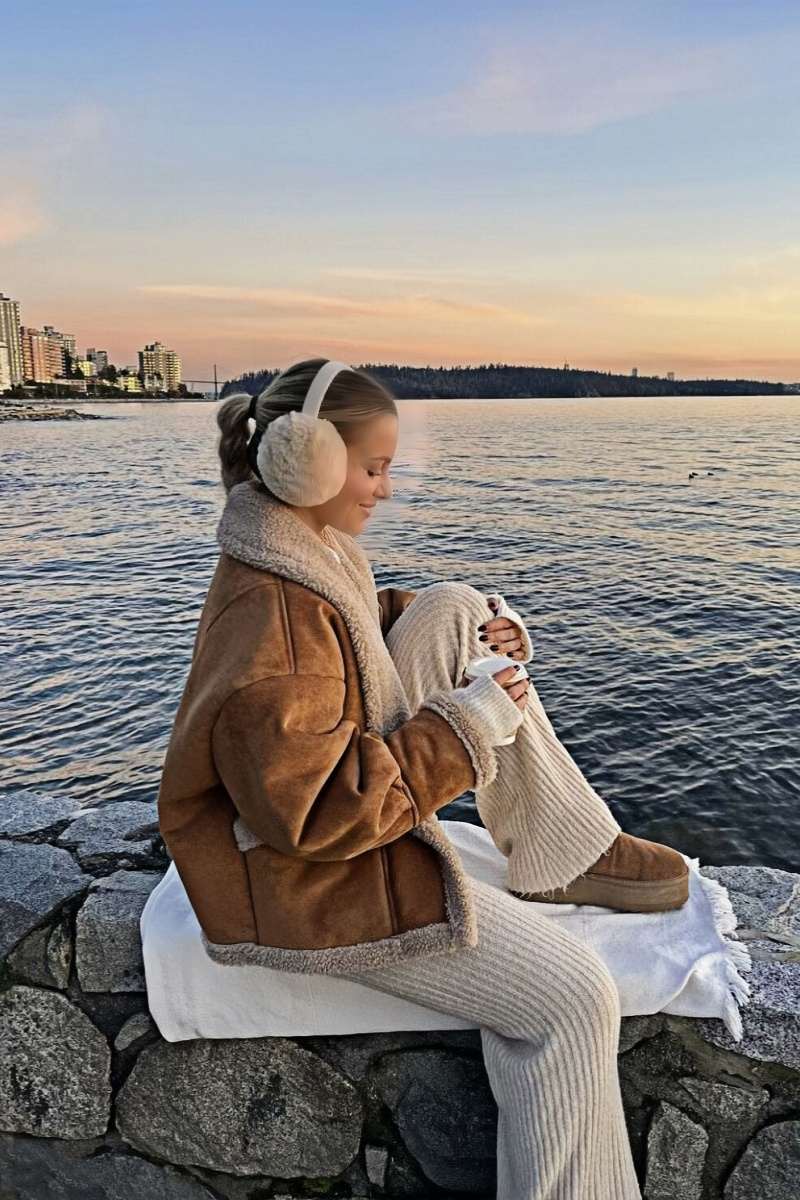 Ansa - Oversized Shearling Jack
