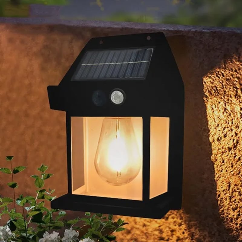 SolarLove Buiten Muur Lamp op Zonne-Energie en Slimme Motion Sensor voor in de Tuin of Balkon