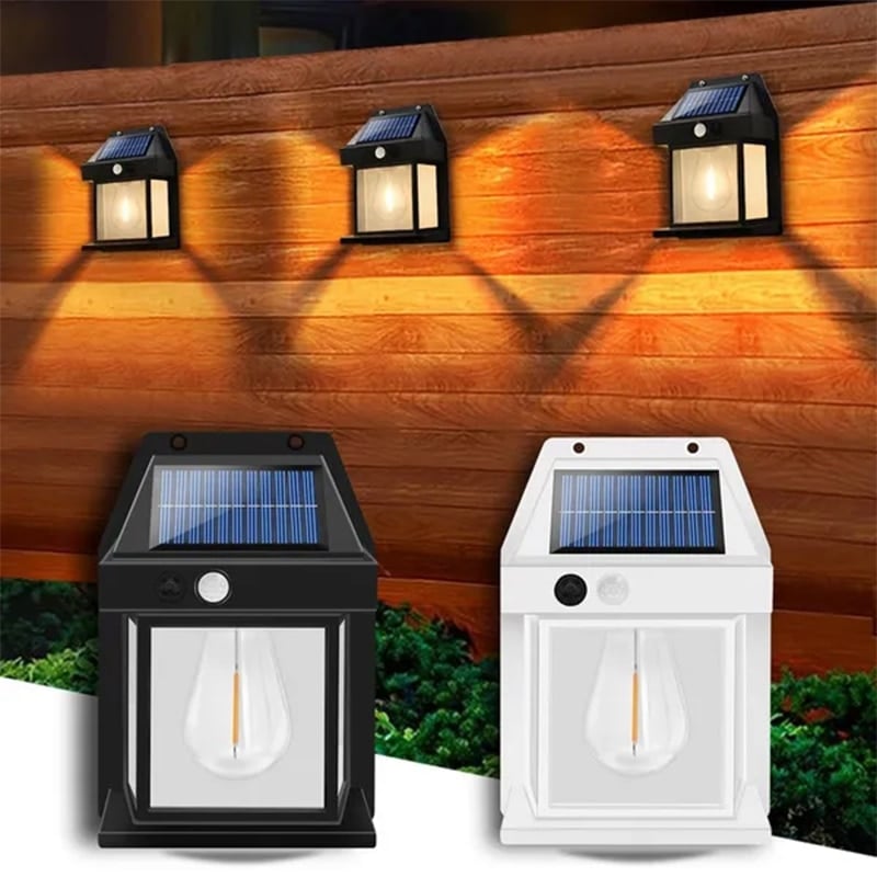 SolarLove Buiten Muur Lamp op Zonne-Energie en Slimme Motion Sensor voor in de Tuin of Balkon
