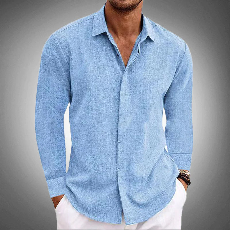 Ryan - Langarm Button-Up Shirt