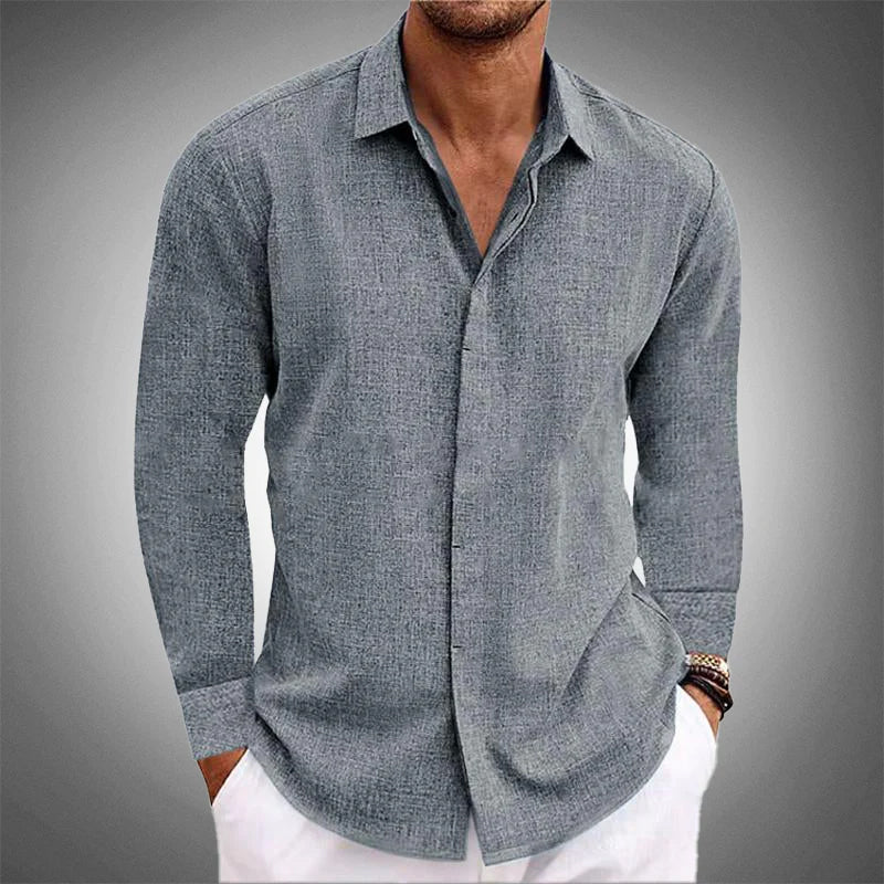 Ryan - Langarm Button-Up Shirt
