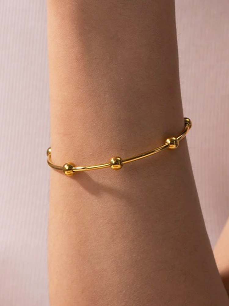 Margaretha - Rosalien Kraal Bangle Armband Goud