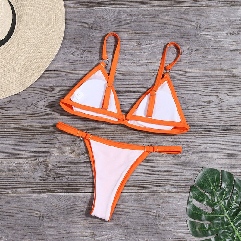 Blake - Witte Braziliaanse Bikini