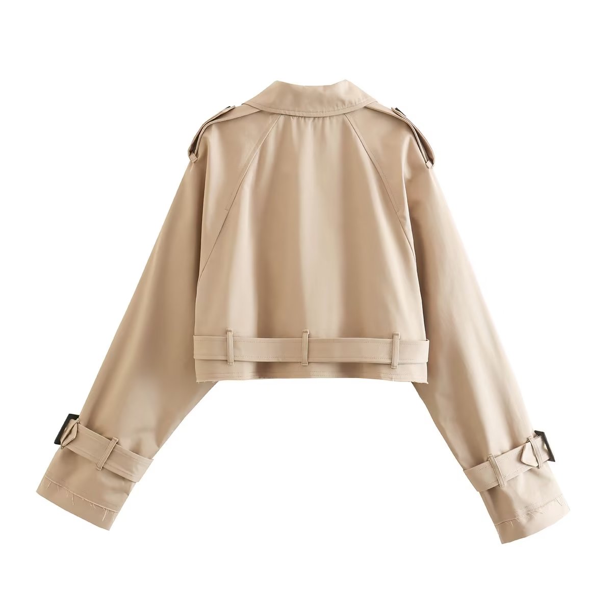 Hannah – Korte Trenchcoat met Riem