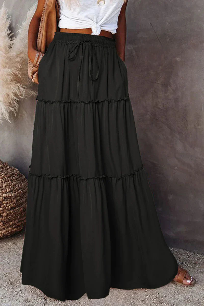 Galilea - Boho Chic High-Waisted Stijl Rok