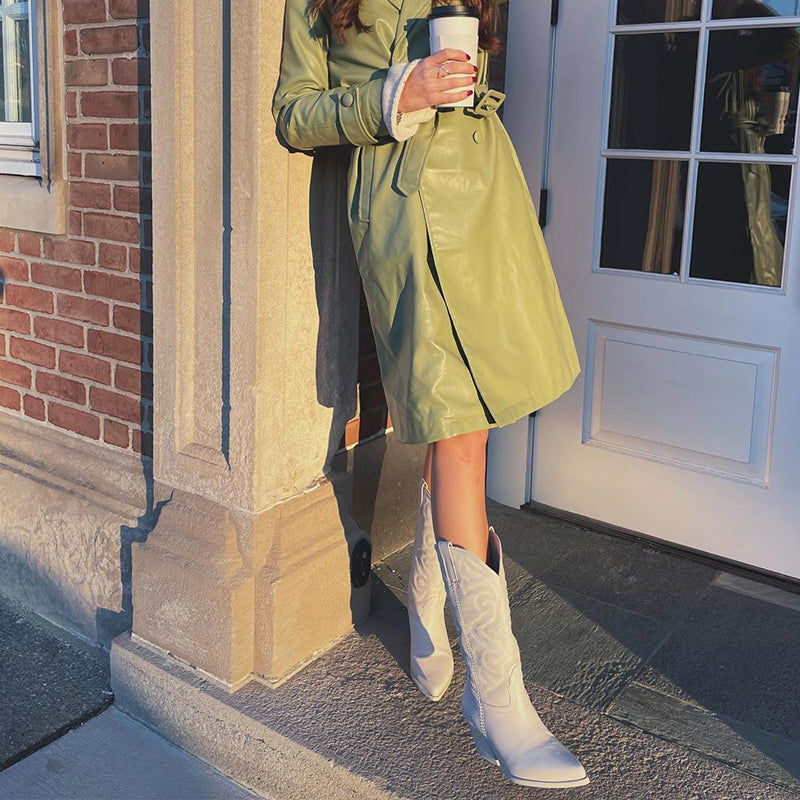 Sanne - Elegante metallic cowboylaarzen