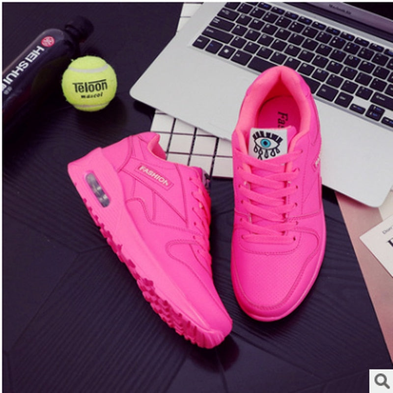 Kayla - Roze Luchtkussen Sneakers