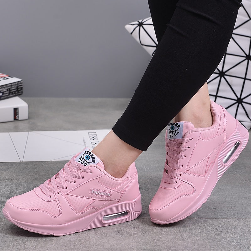 Kayla - Roze Luchtkussen Sneakers
