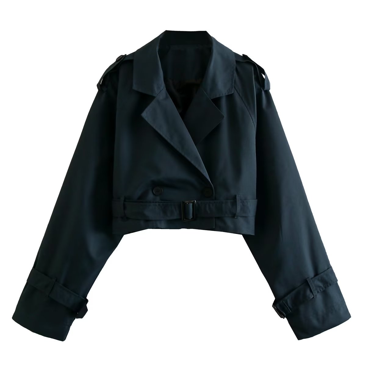 Hannah – Korte Trenchcoat met Riem