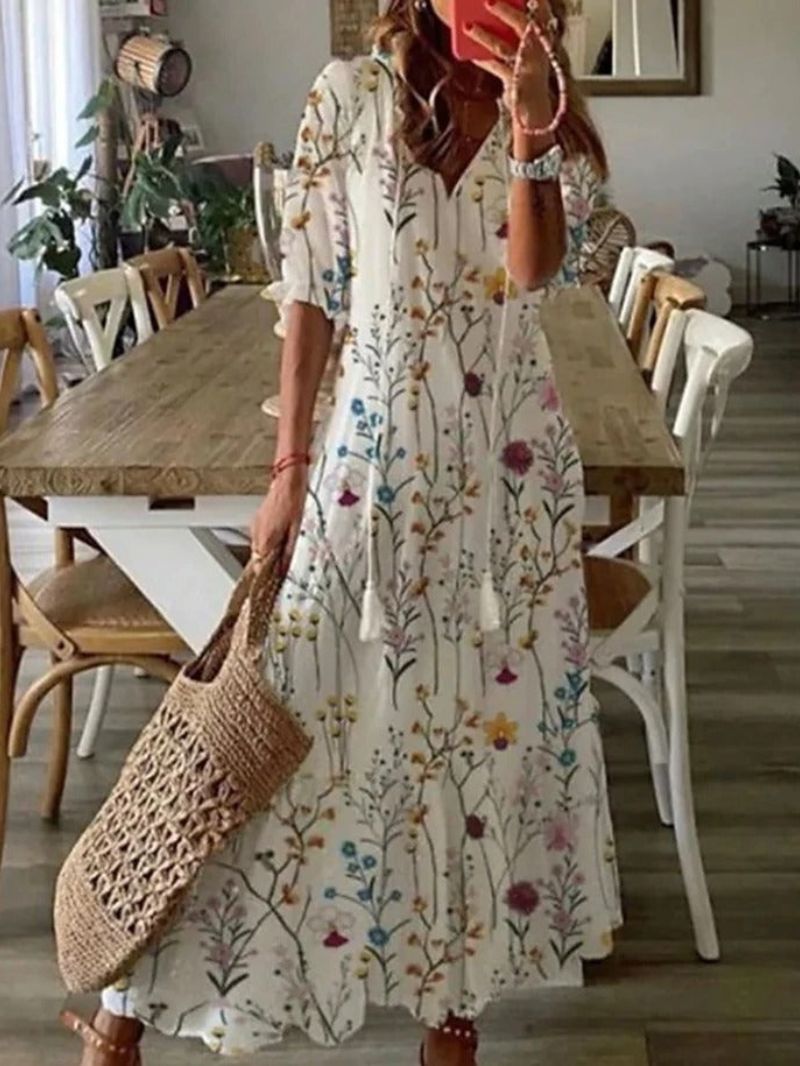 Esme - Bloemen Stijlvolle Jurk