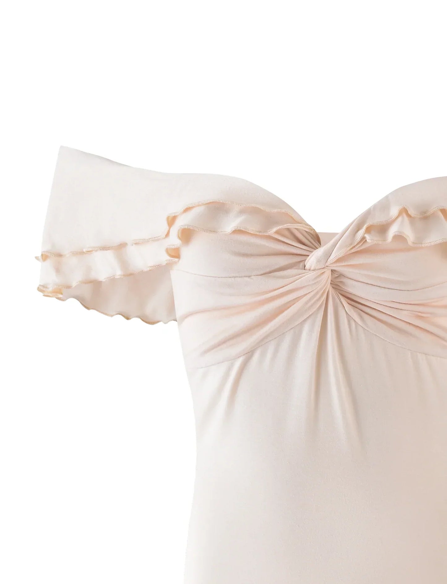 Luella - Textuur Gedraaide Top met Maxirok