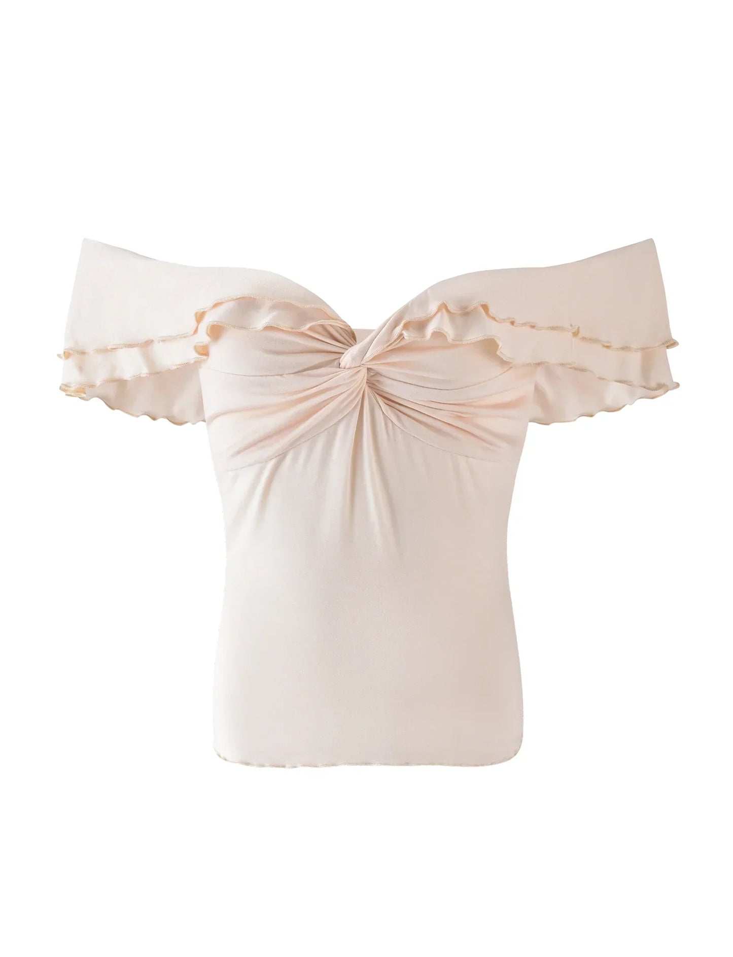 Luella - Textuur Gedraaide Top met Maxirok