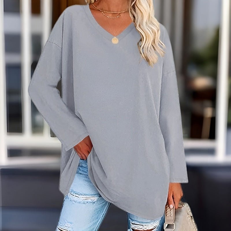 Kaye - Longsleeve Lrui met V-Hals