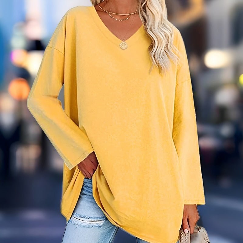 Kaye - Longsleeve Lrui met V-Hals