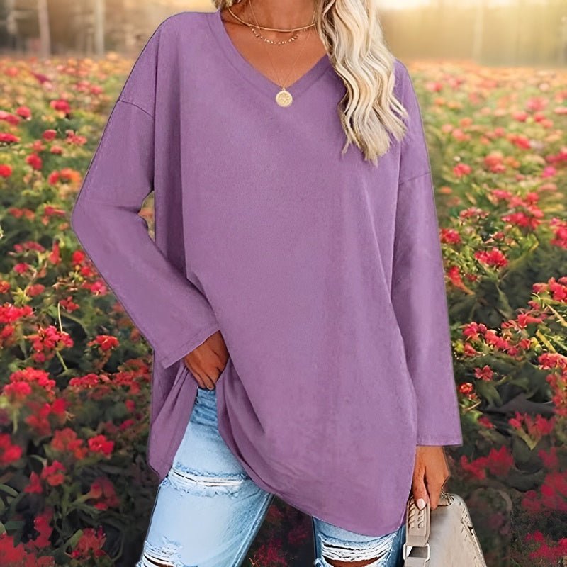 Kaye - Longsleeve Lrui met V-Hals