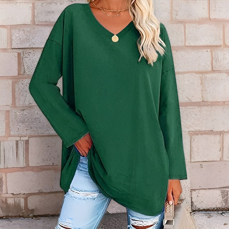 Kaye - Longsleeve Lrui met V-Hals