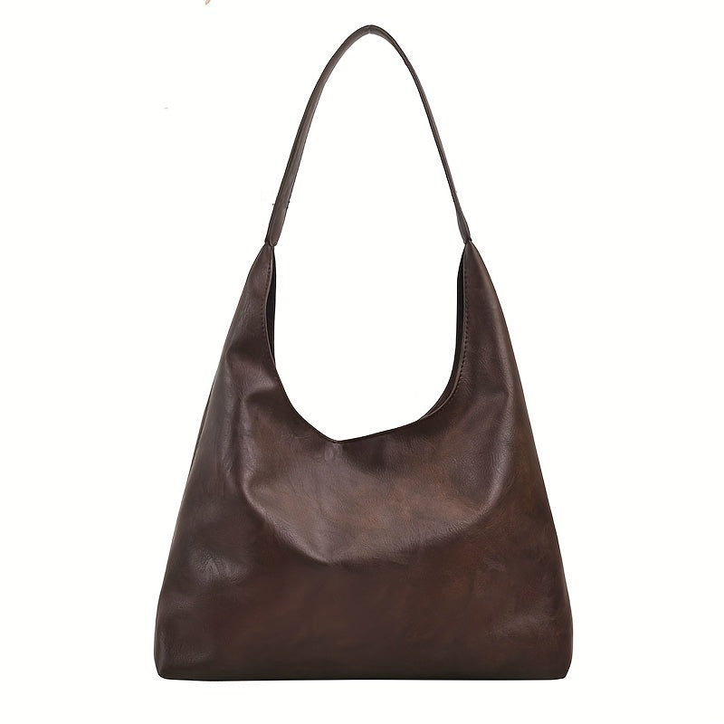 Olivia - Boho Chic Rond Design Schoudertas van Vegan Leer