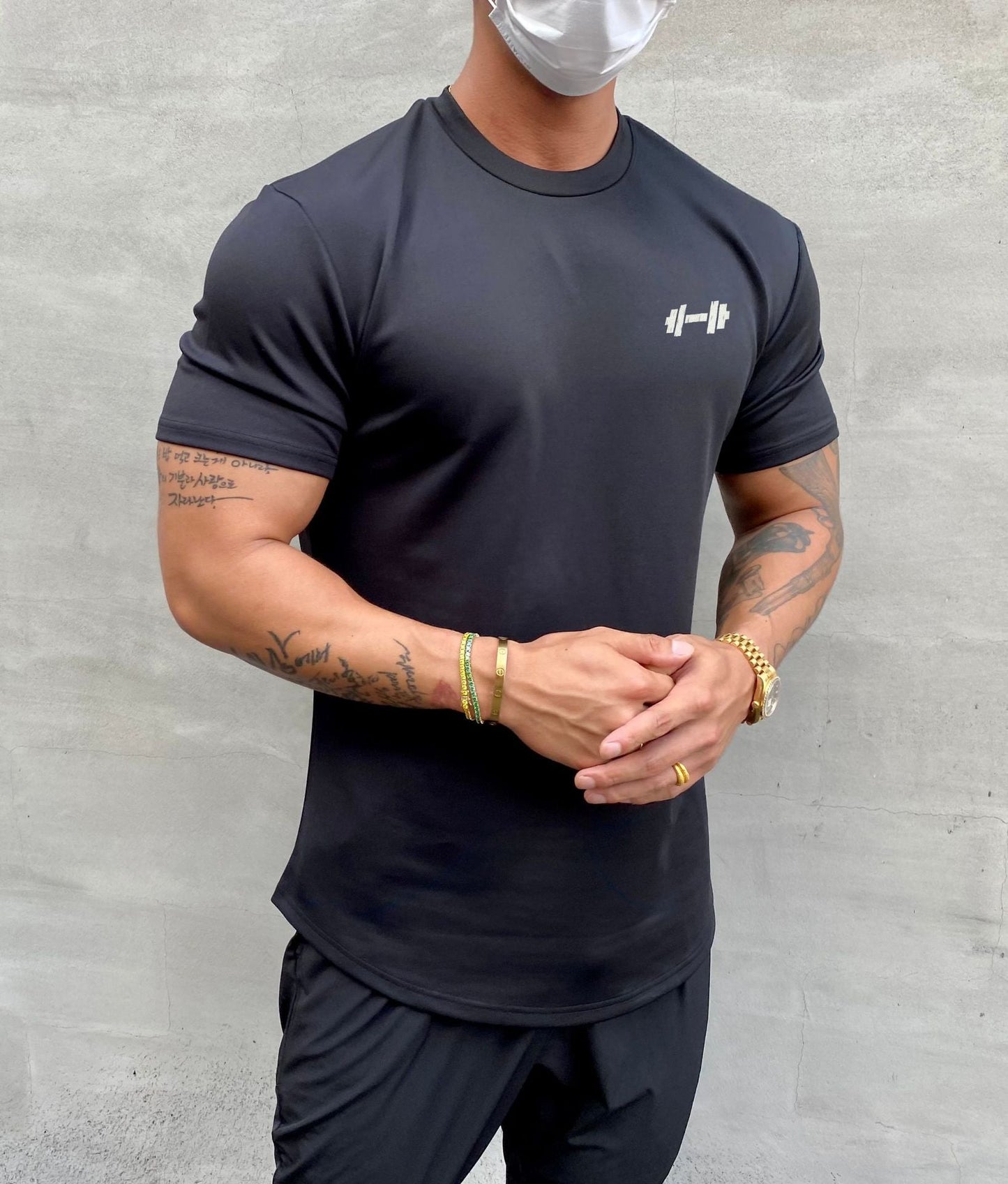 Bicep - Elastische katoenen sporttrui