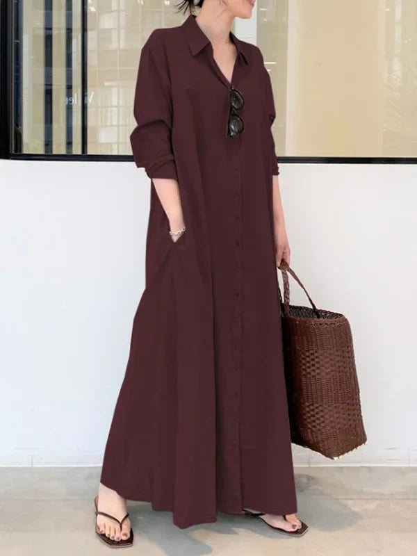 Elyne Lange Oversized Comfi Overhemdjurk