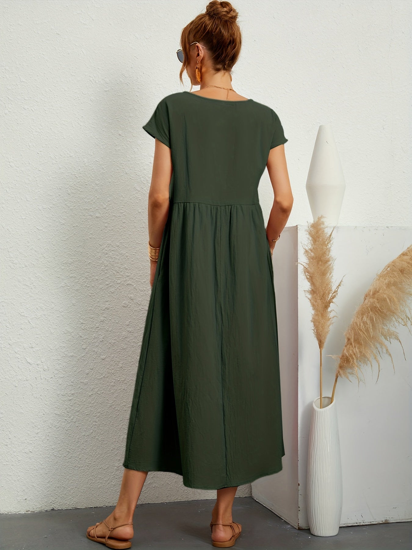 Meilani - Casual Zomerjurkje Met Losse Zakken
