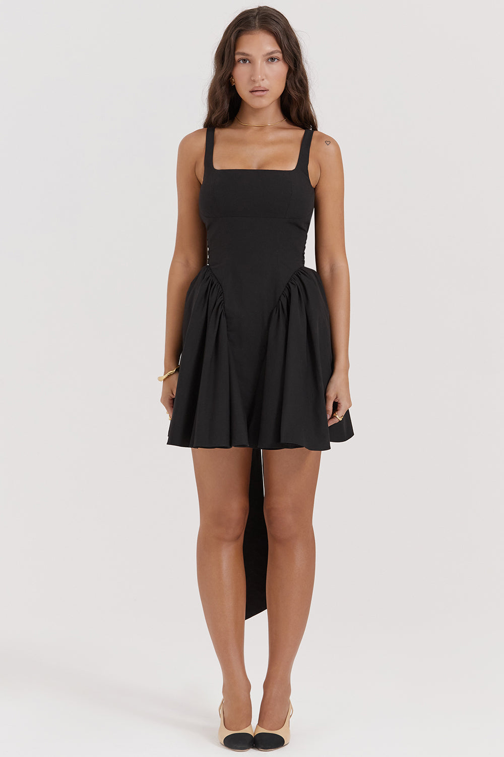 Kinsley - Mini Jurk met Strik