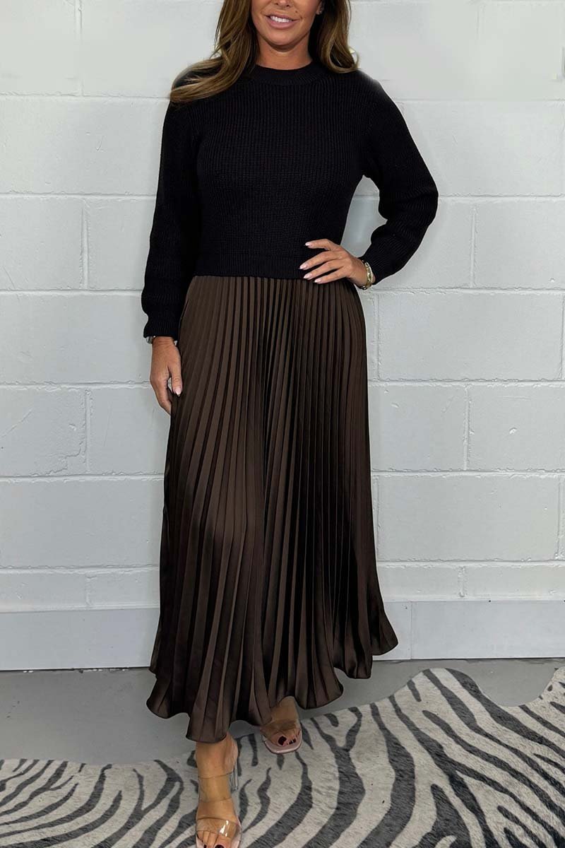 Anna - Unieke winterjurk met rokdetail