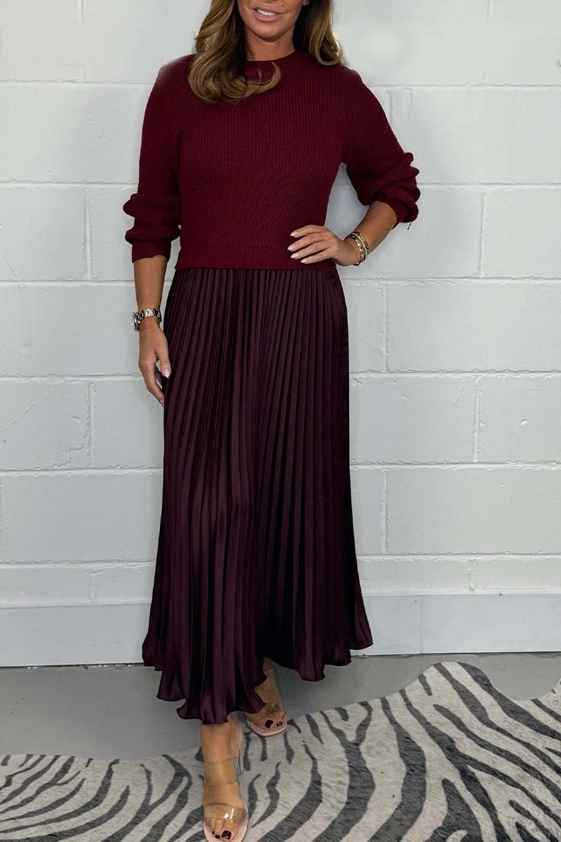 Anna - Unieke winterjurk met rokdetail