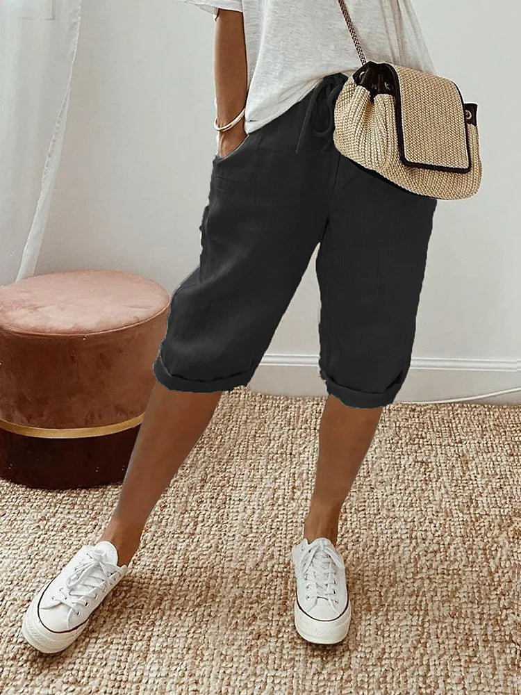LuxeFit Dames Shorts: Verhoog je Garderobe met Stijlvolle Comfort