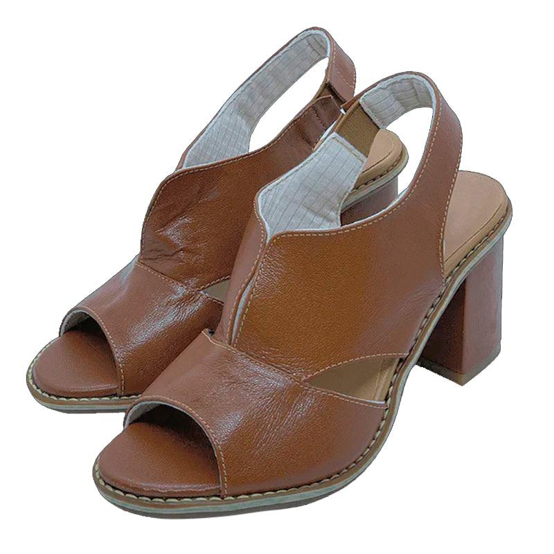 Elizabeth - Ongeëvenaarde Duurzaamheid & Tijdloze Elegantie in Dames Sandalen van Echt Leer