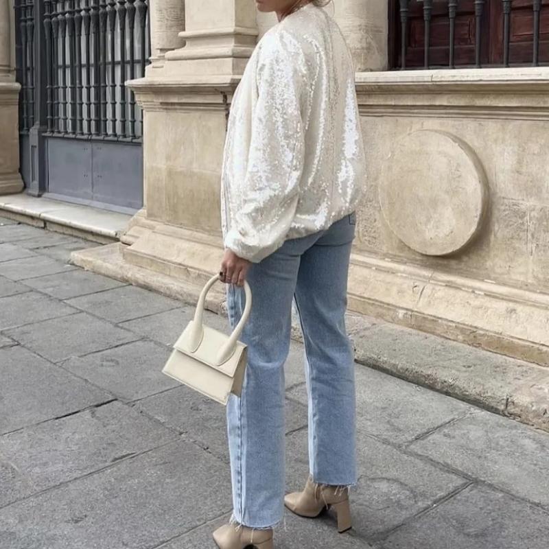 Jorinde - Pailetten Bomber Jacket