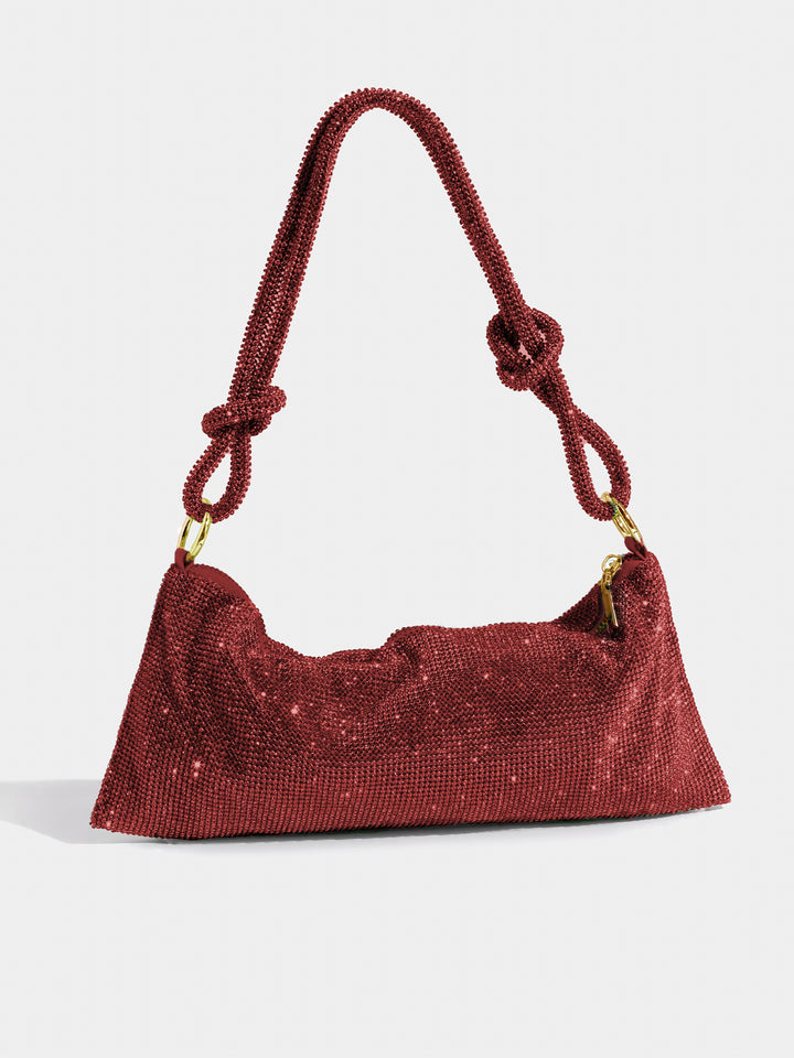 Sophia – Glanzende Tas met Kettinghengsel