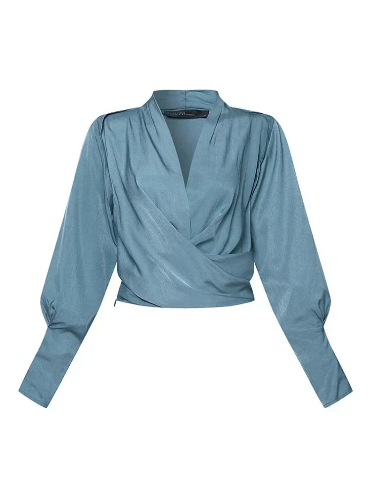Sophie - Elegante Wikkelblouse