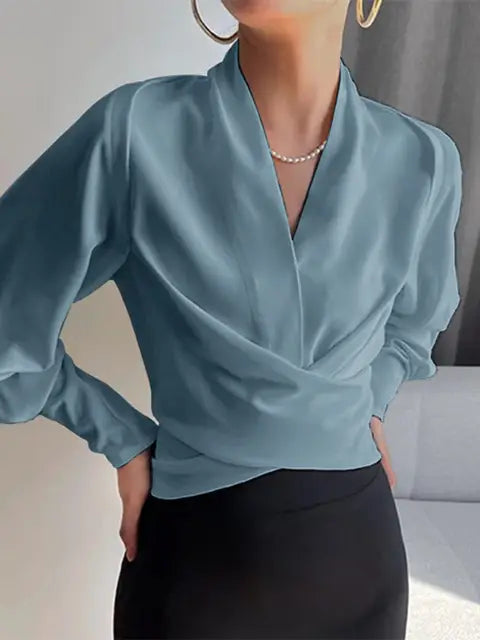 Sophie - Elegante Wikkelblouse