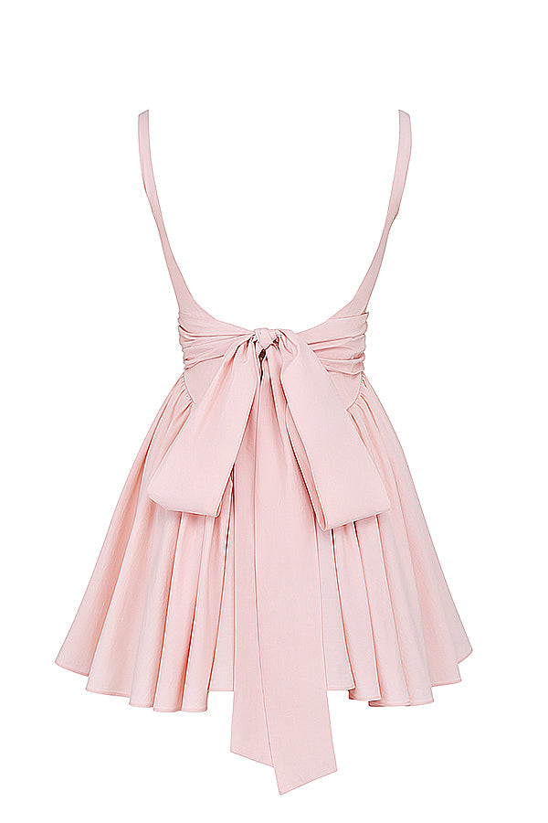 Kinsley - Mini Jurk met Strik