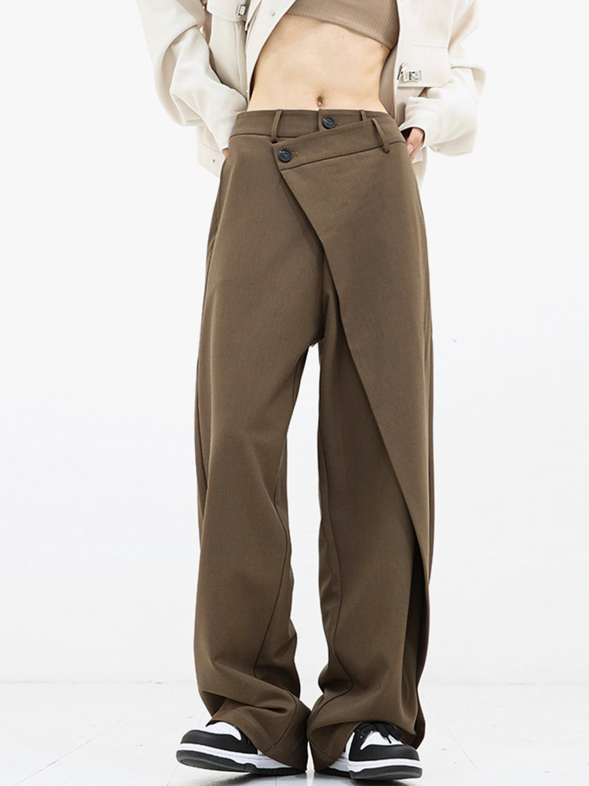 Sophia - Asymmetrische Wijde Broek