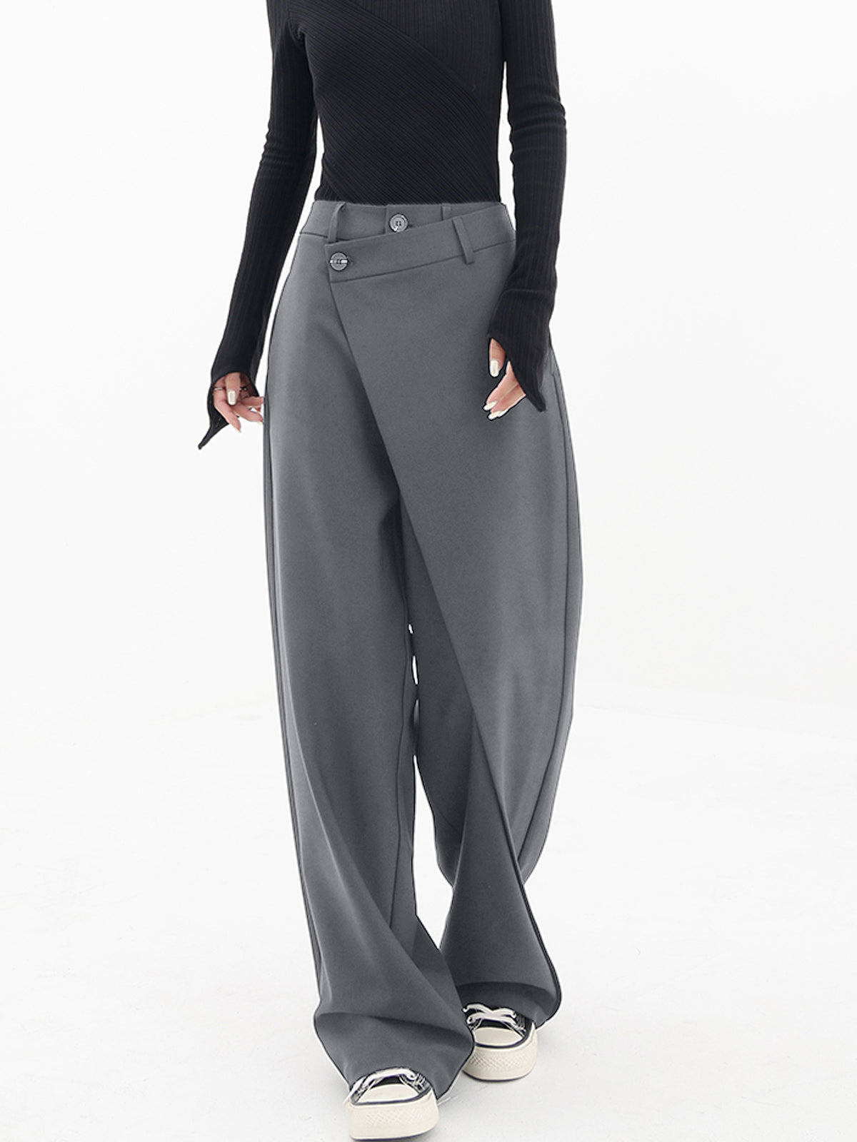 Sophia - Asymmetrische Wijde Broek
