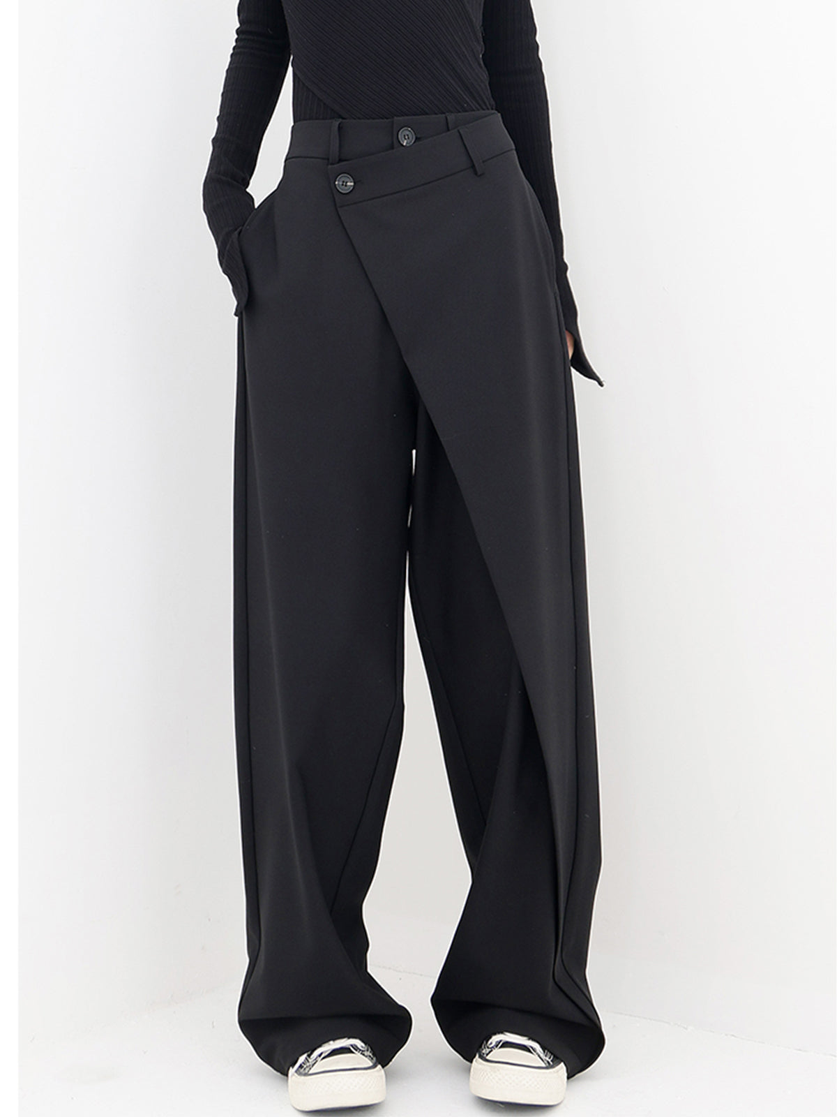 Sophia - Asymmetrische Wijde Broek