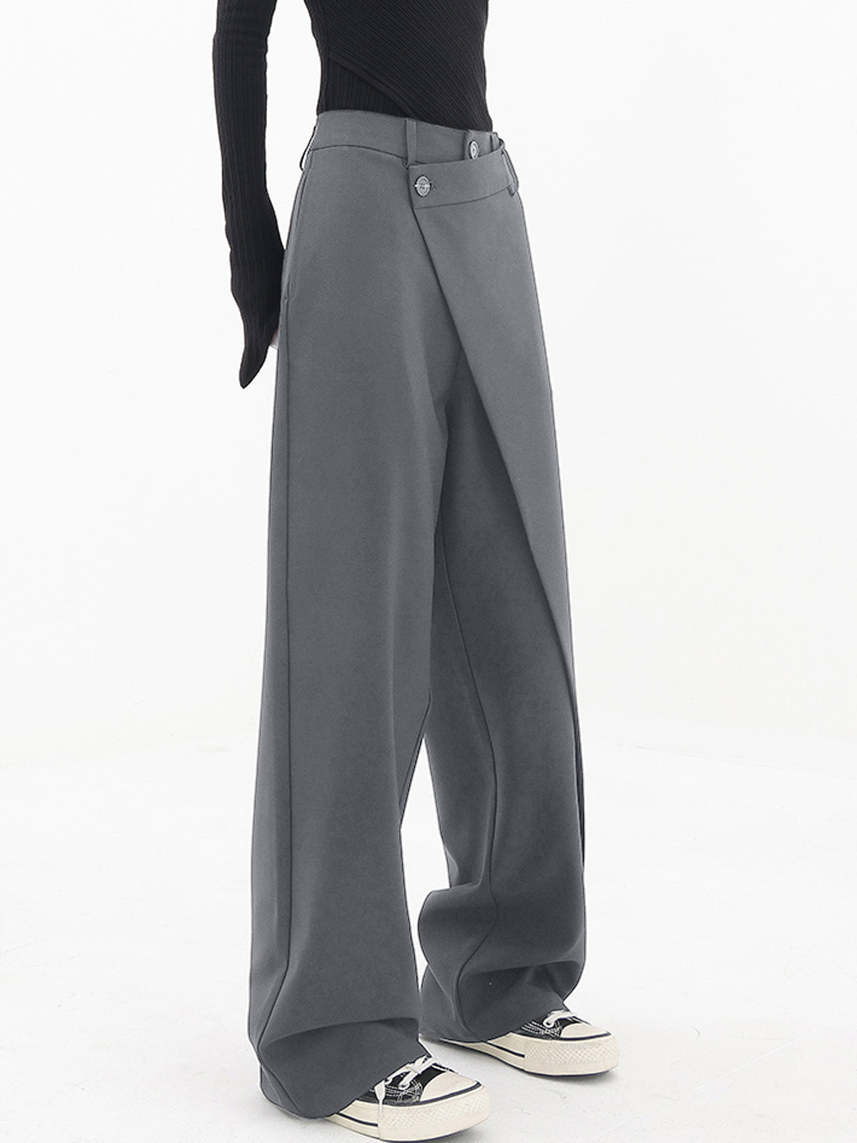 Sophia - Asymmetrische Wijde Broek