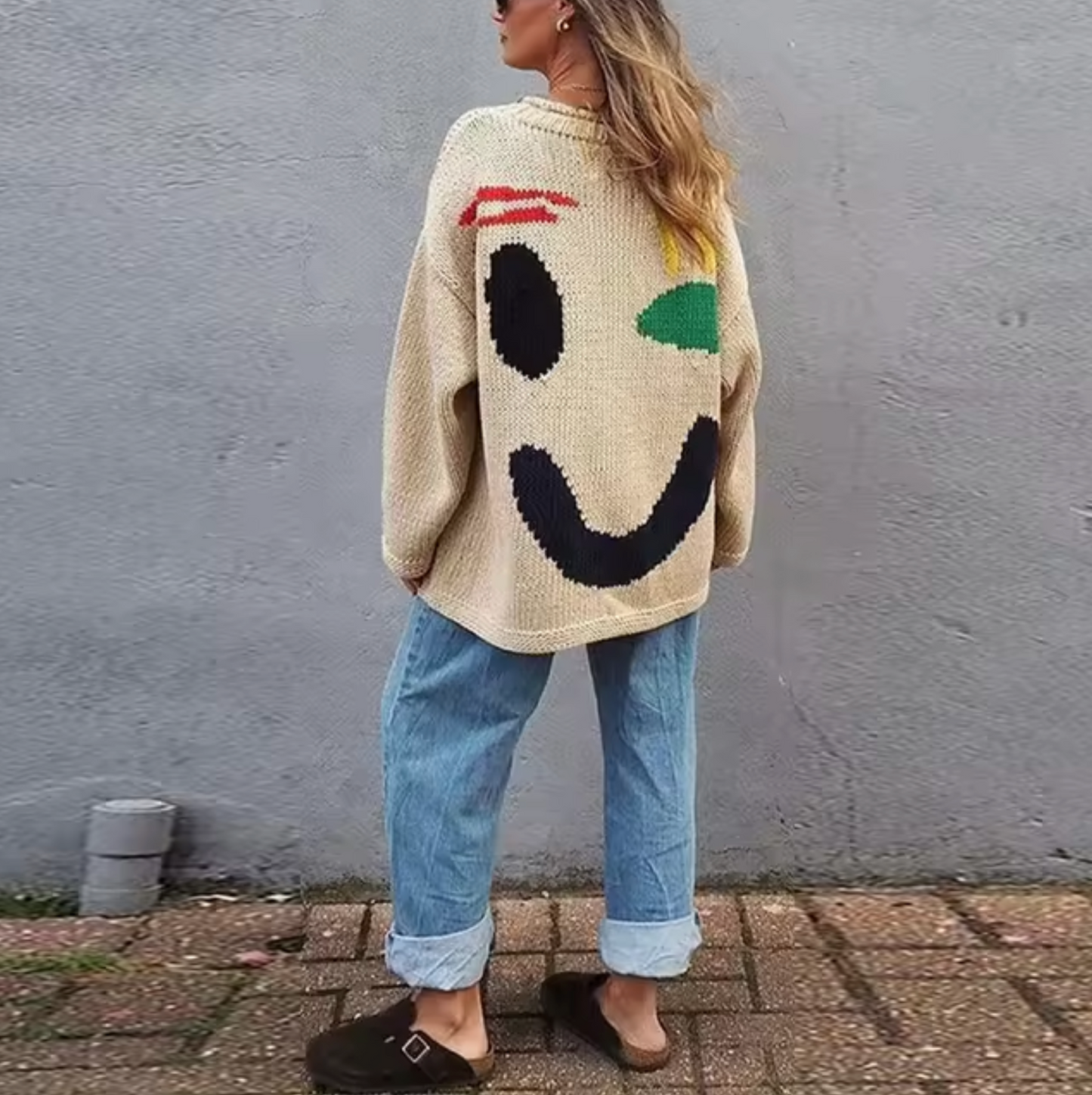 Maud – Oversized Katoenen Gebreide Trui