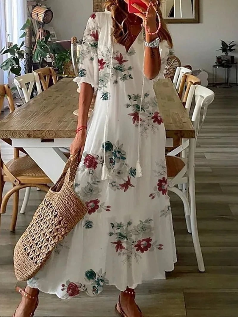 Esme - Bloemen Stijlvolle Jurk