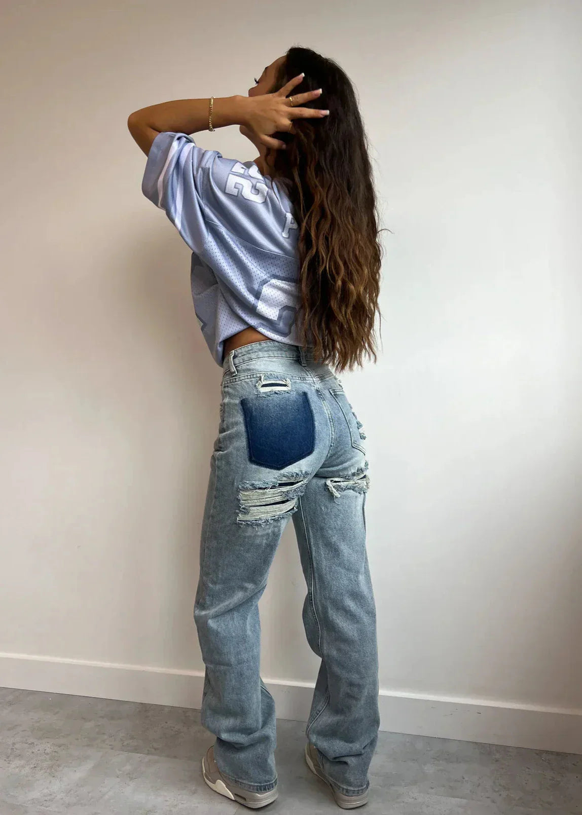 Chloe - Hooggetailleerde Wijde Jeans