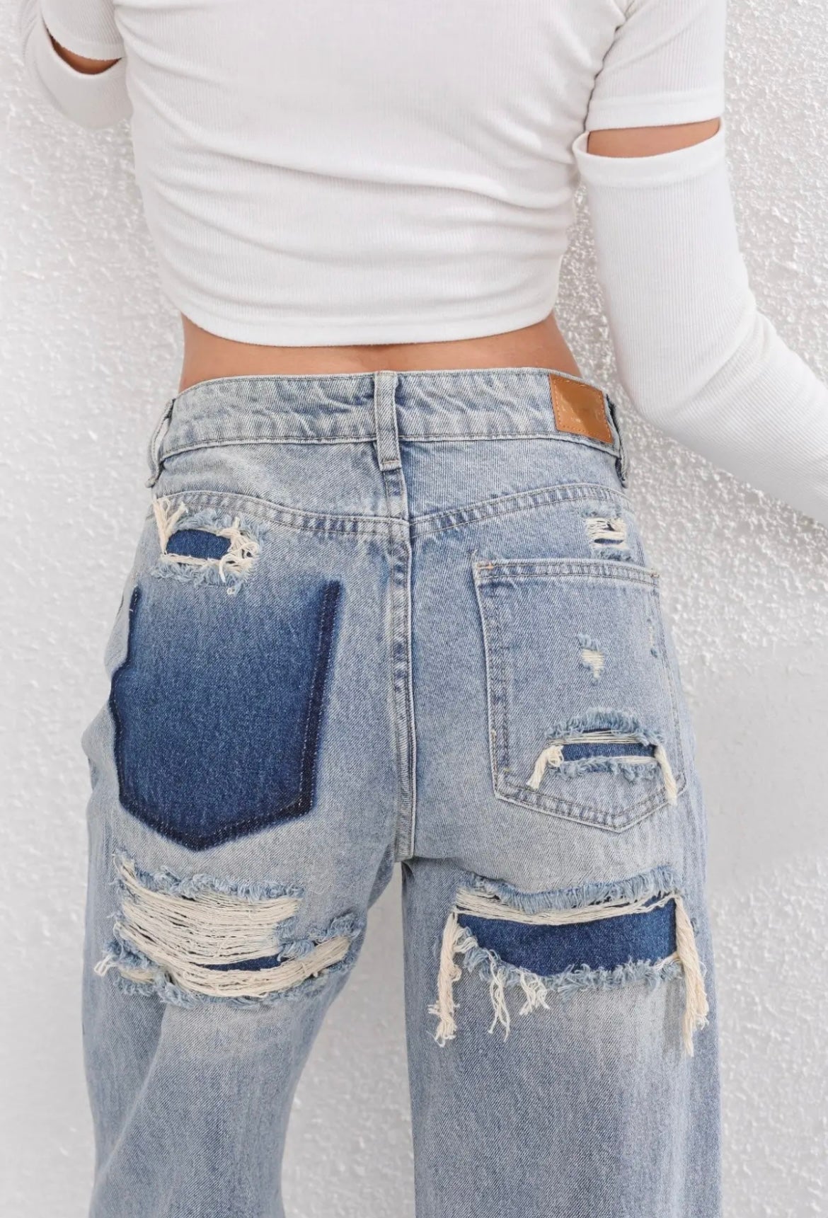 Chloe - Hooggetailleerde Wijde Jeans