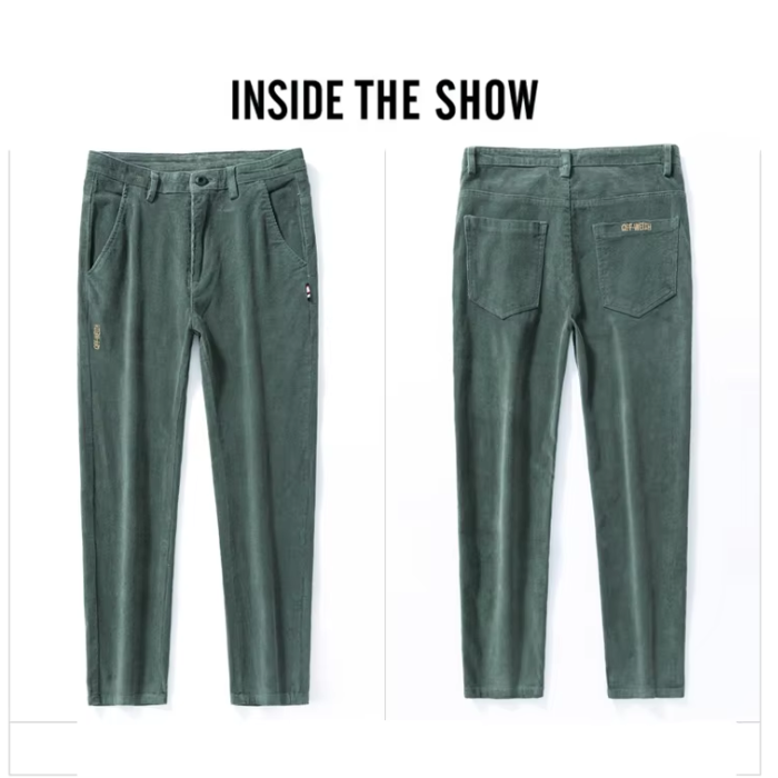 Odette - Corduroy broek met fleece voering en isolatie.