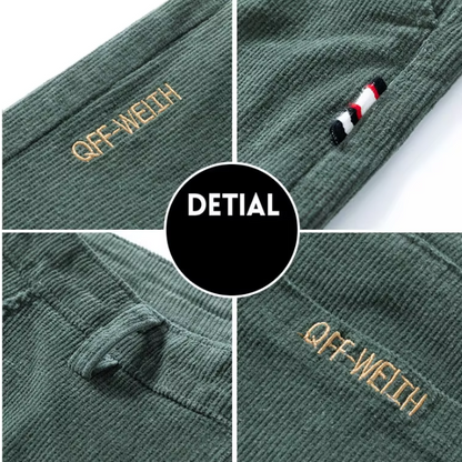 Odette - Corduroy broek met fleece voering en isolatie.